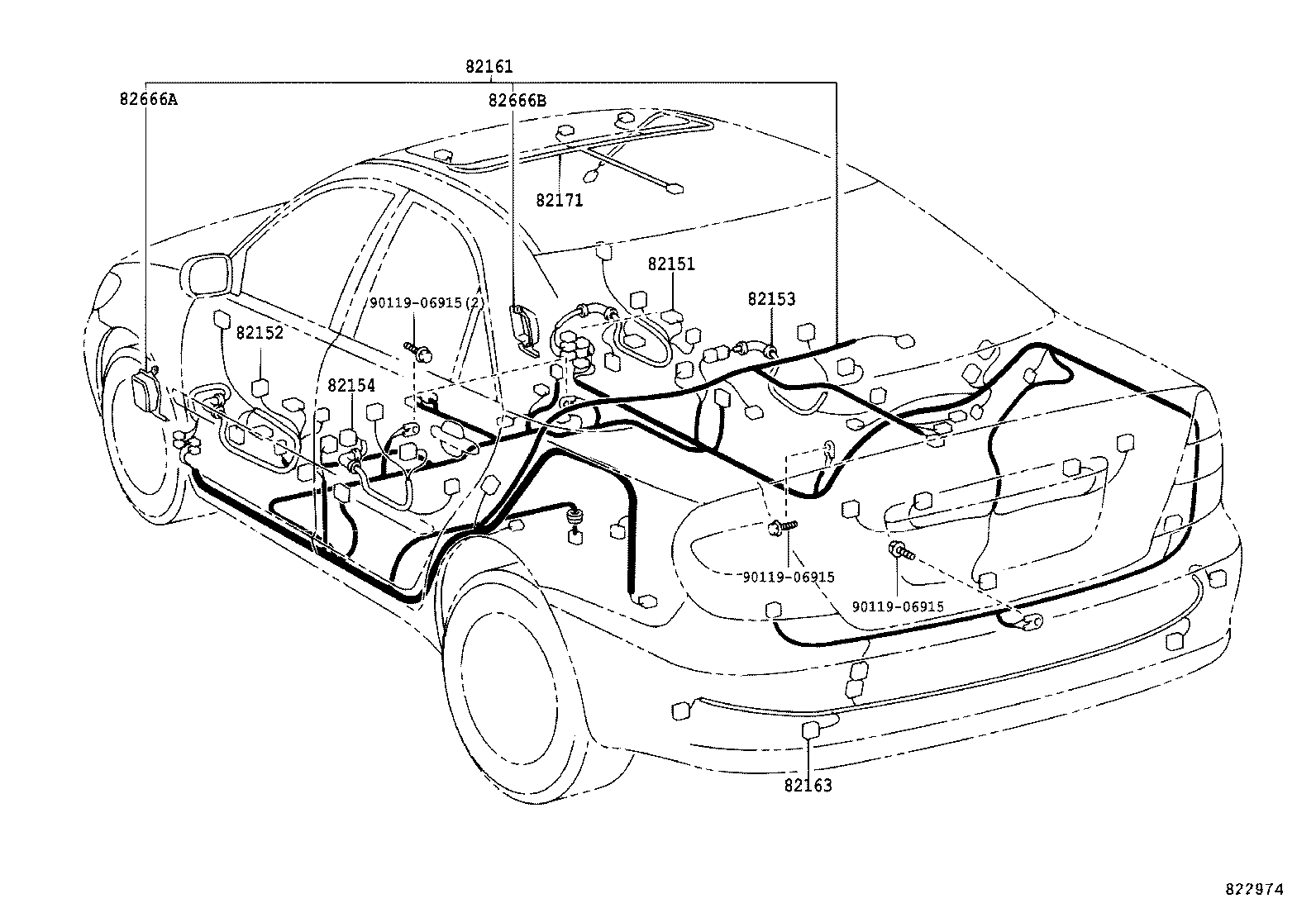 82121-06701 WIRE, ENGINE product image