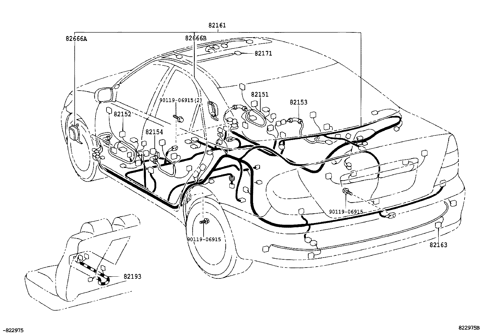 82121-06701 WIRE, ENGINE product image