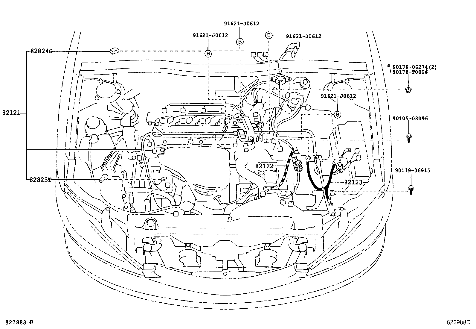 82121-06701 WIRE, ENGINE product image