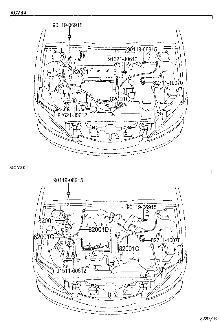 82121-06701 WIRE, ENGINE product image