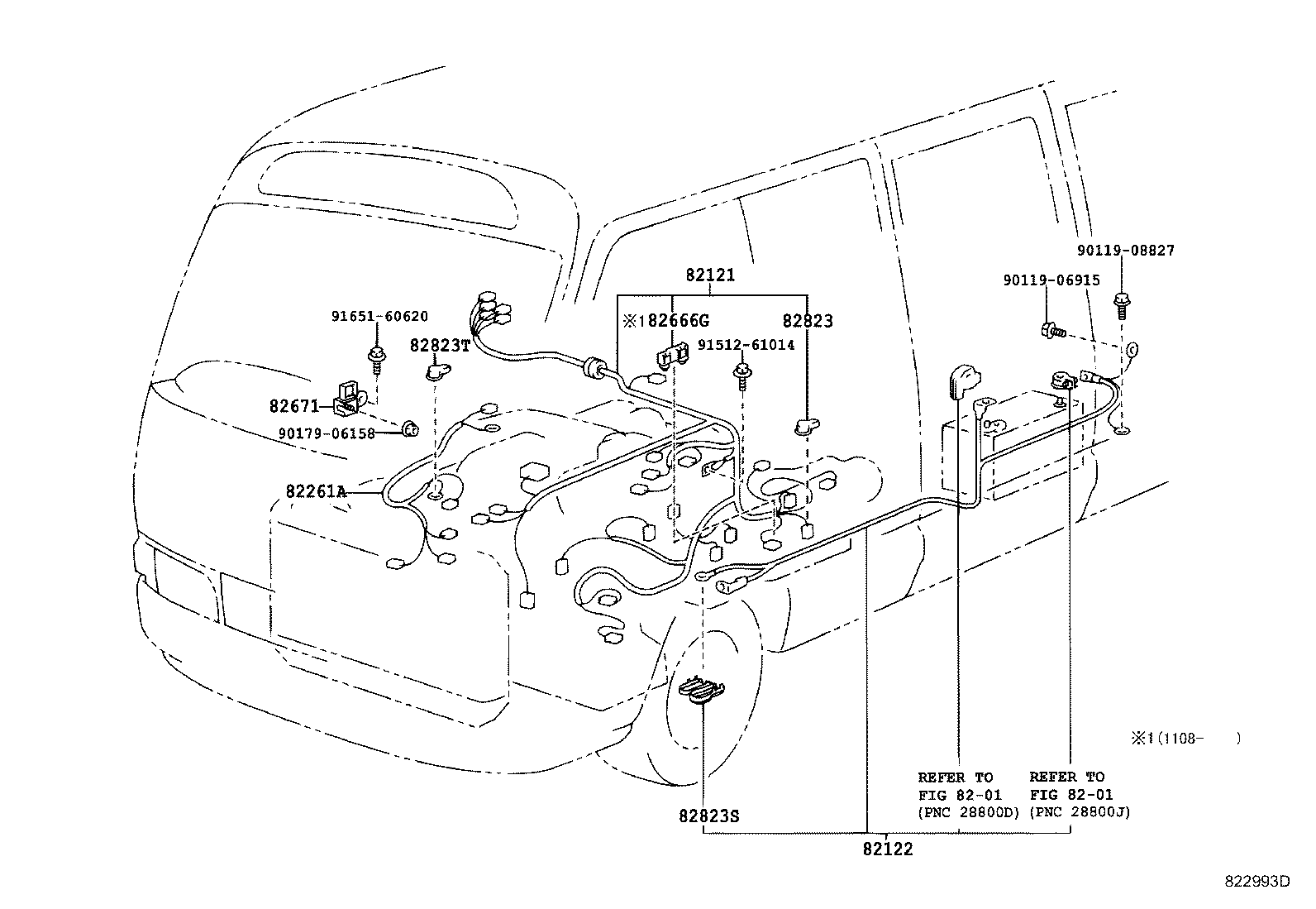 82817-36090 PROTECTOR, WIRING HARNESS, NO.1 product image