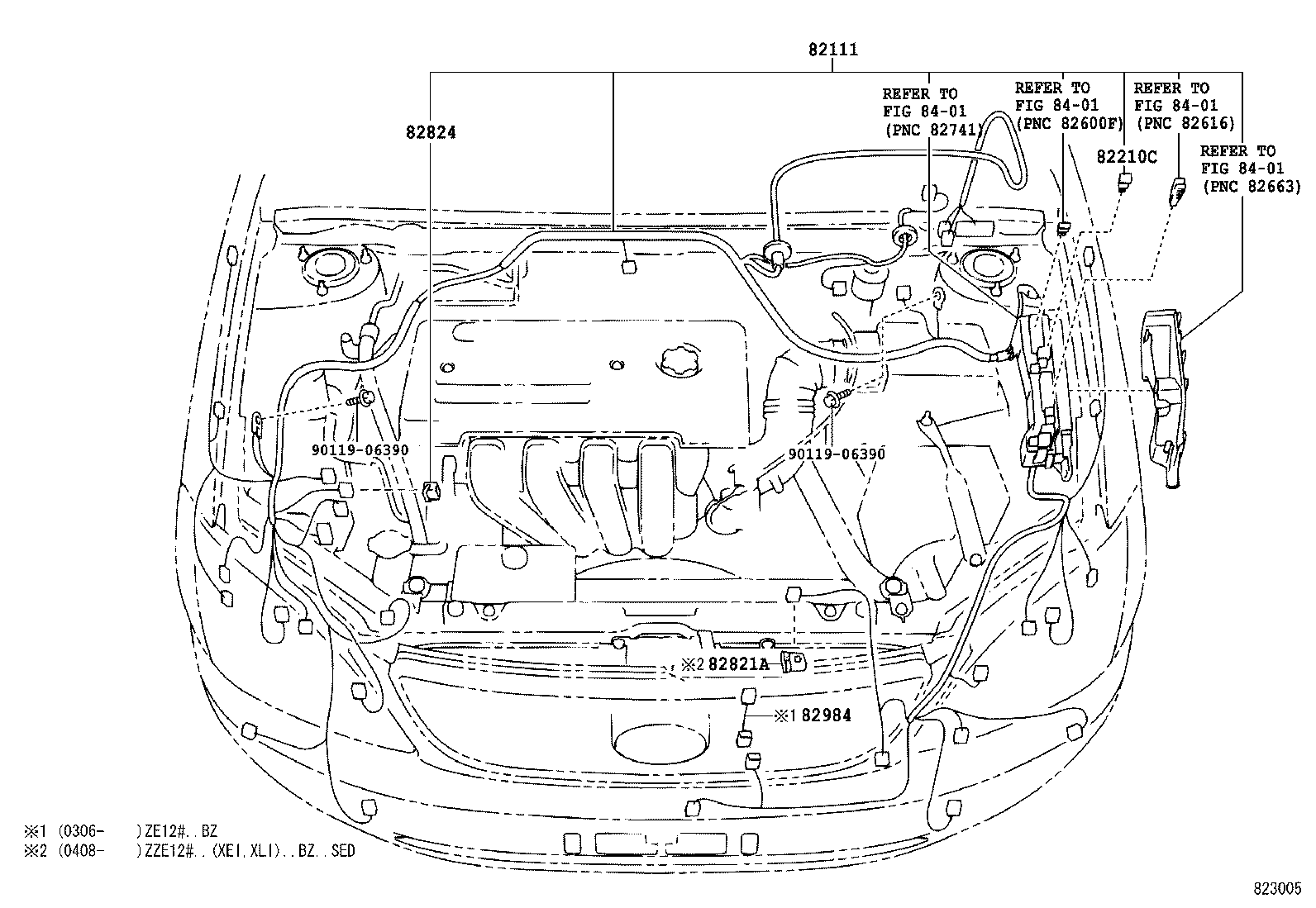 82121-02F71 WIRE, ENGINE product image