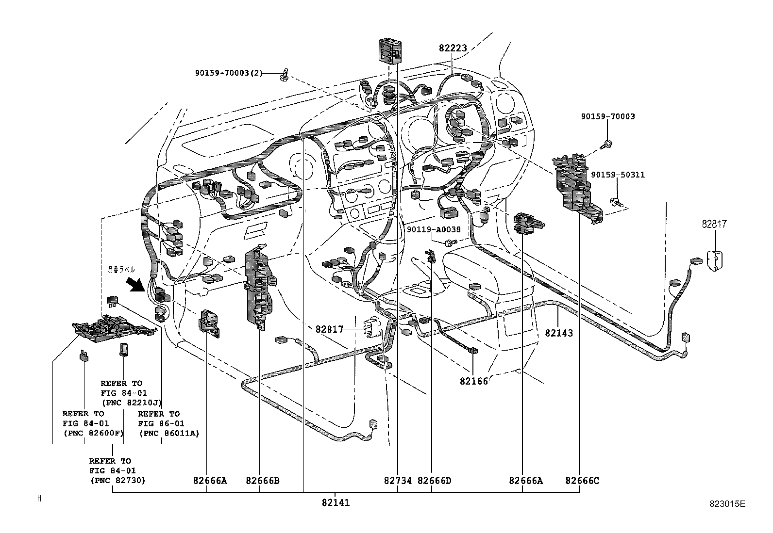 82121-1F080 WIRE, ENGINE product image
