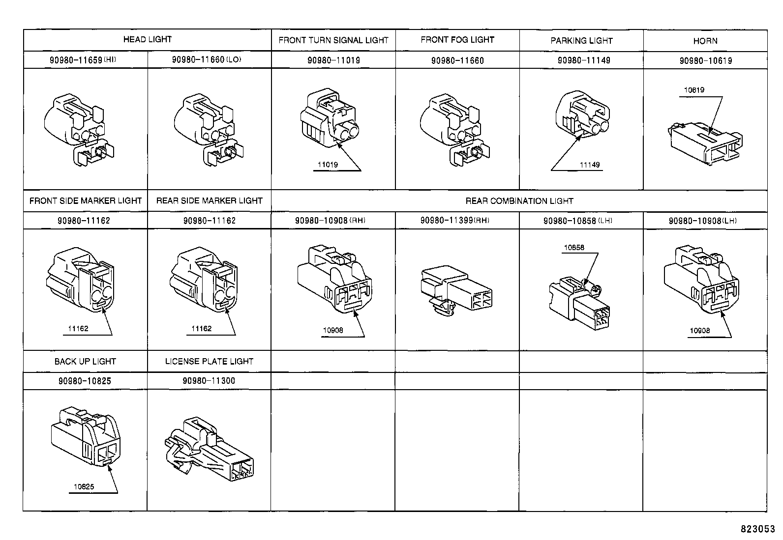 82191-48020 WIRE, FRONT SEAT, RH product image