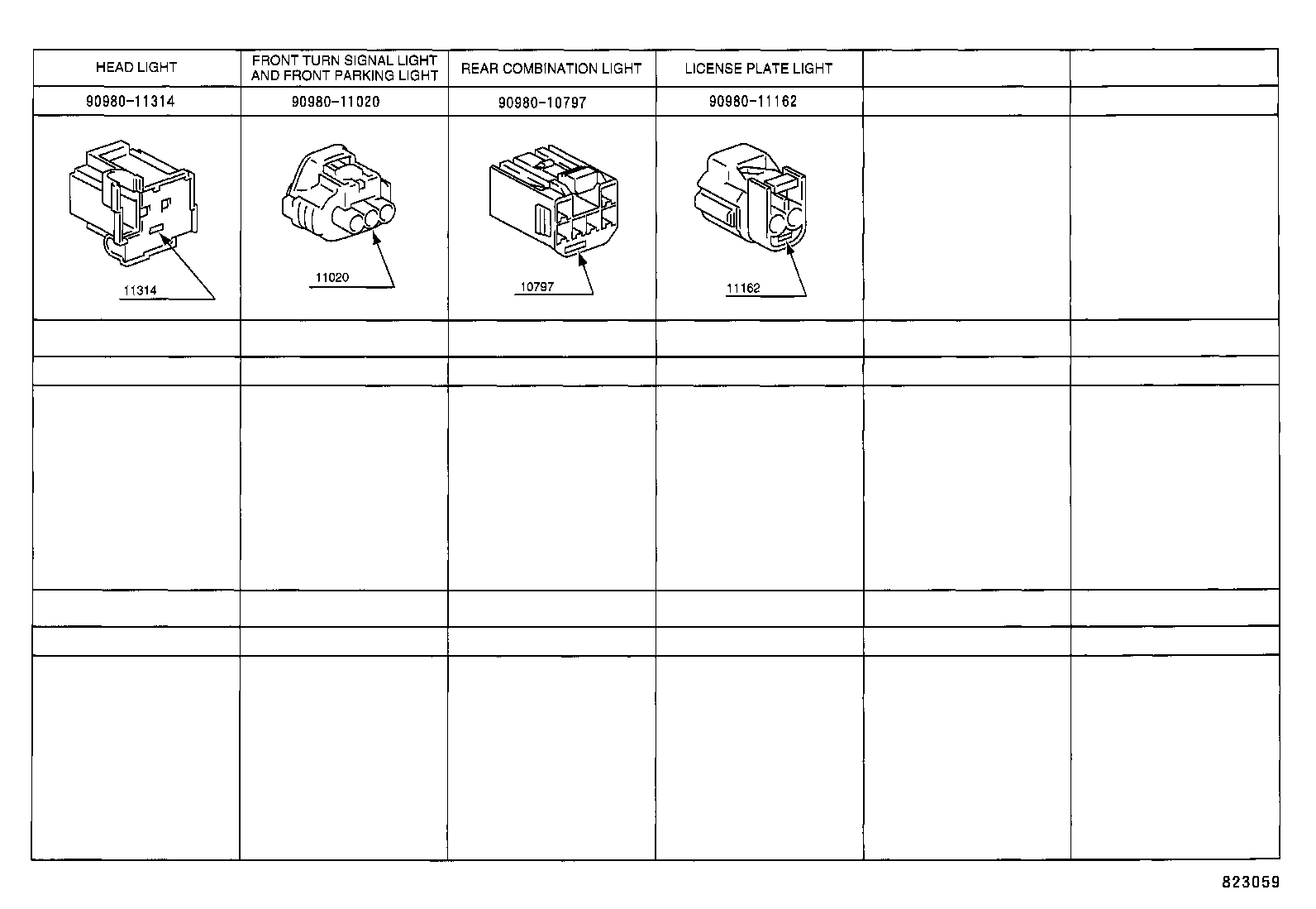 82151-52230 WIRE, FRONT DOOR, RH product image