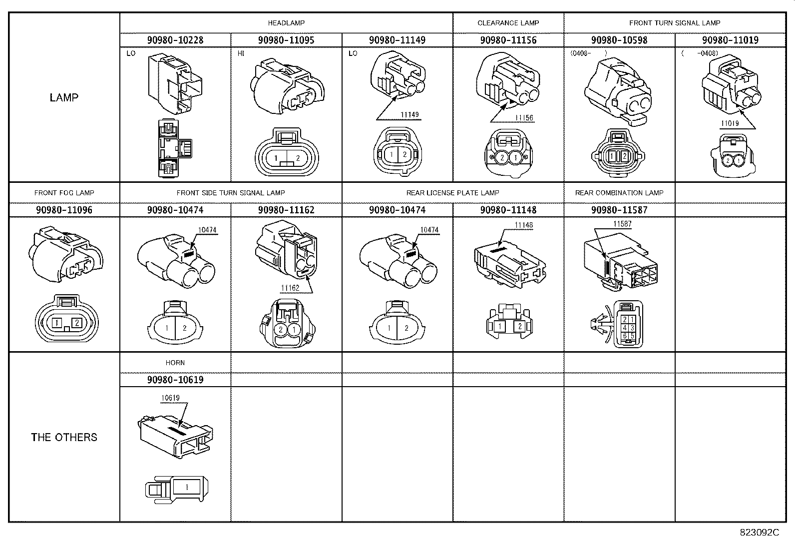 82122-YC050 WIRE, ENGINE, NO.2 product image