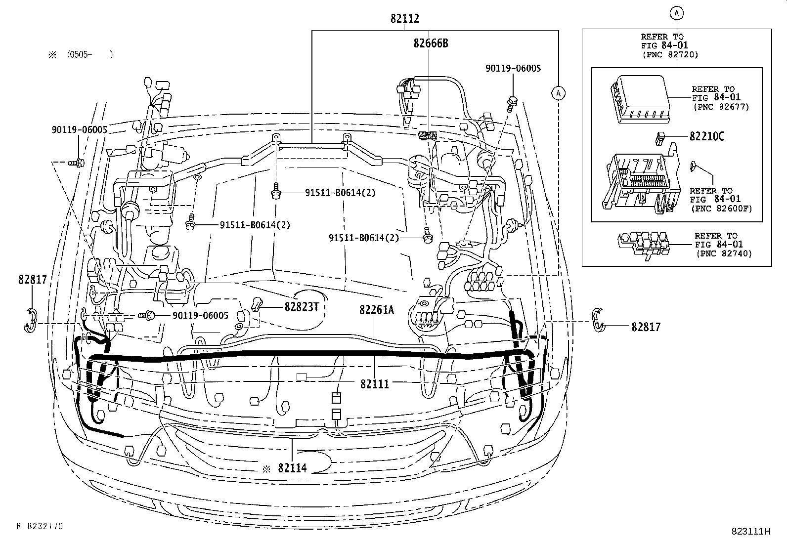 82136-60B30 WIRE, DASH product image