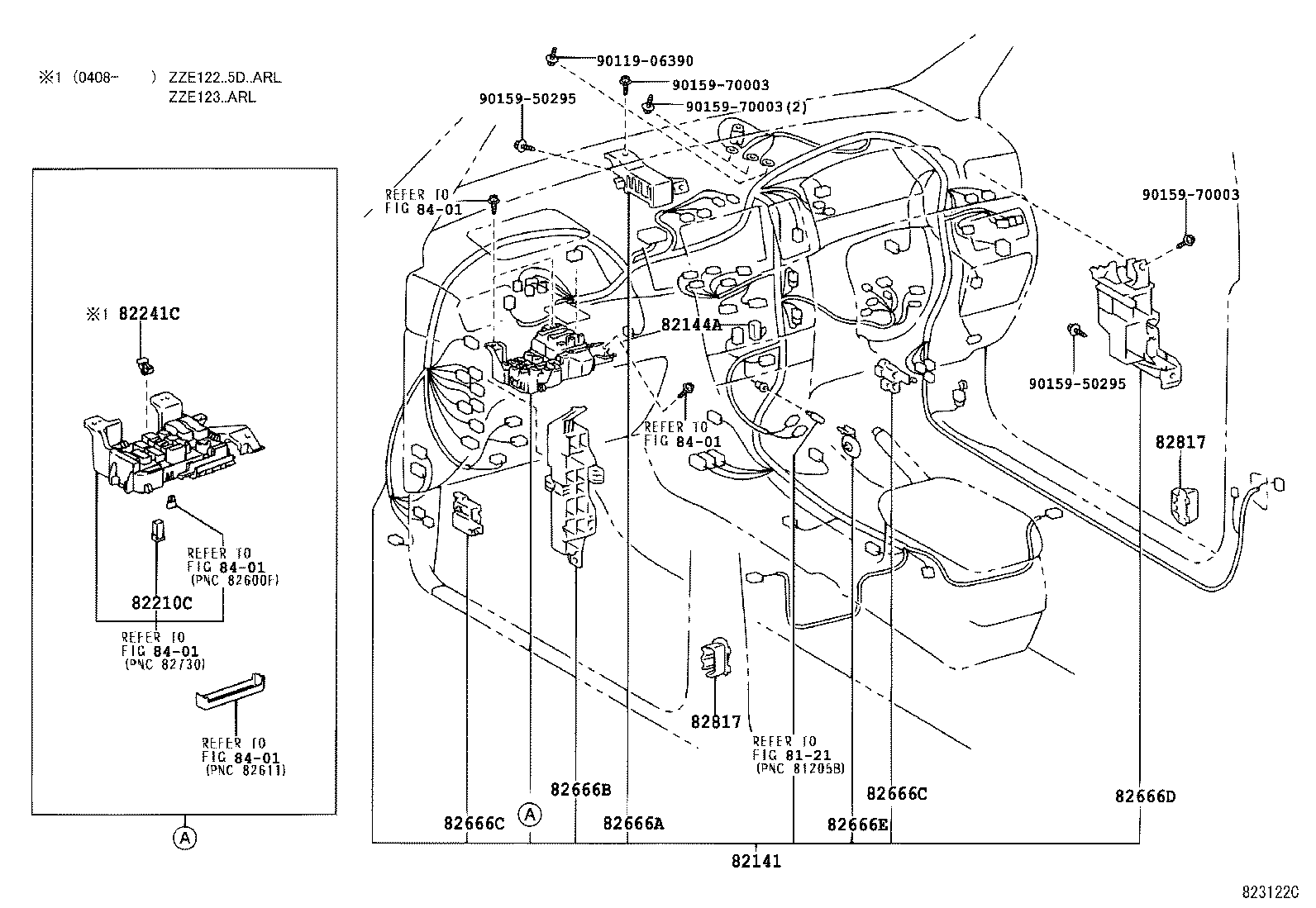 82121-0Z030 WIRE, ENGINE product image