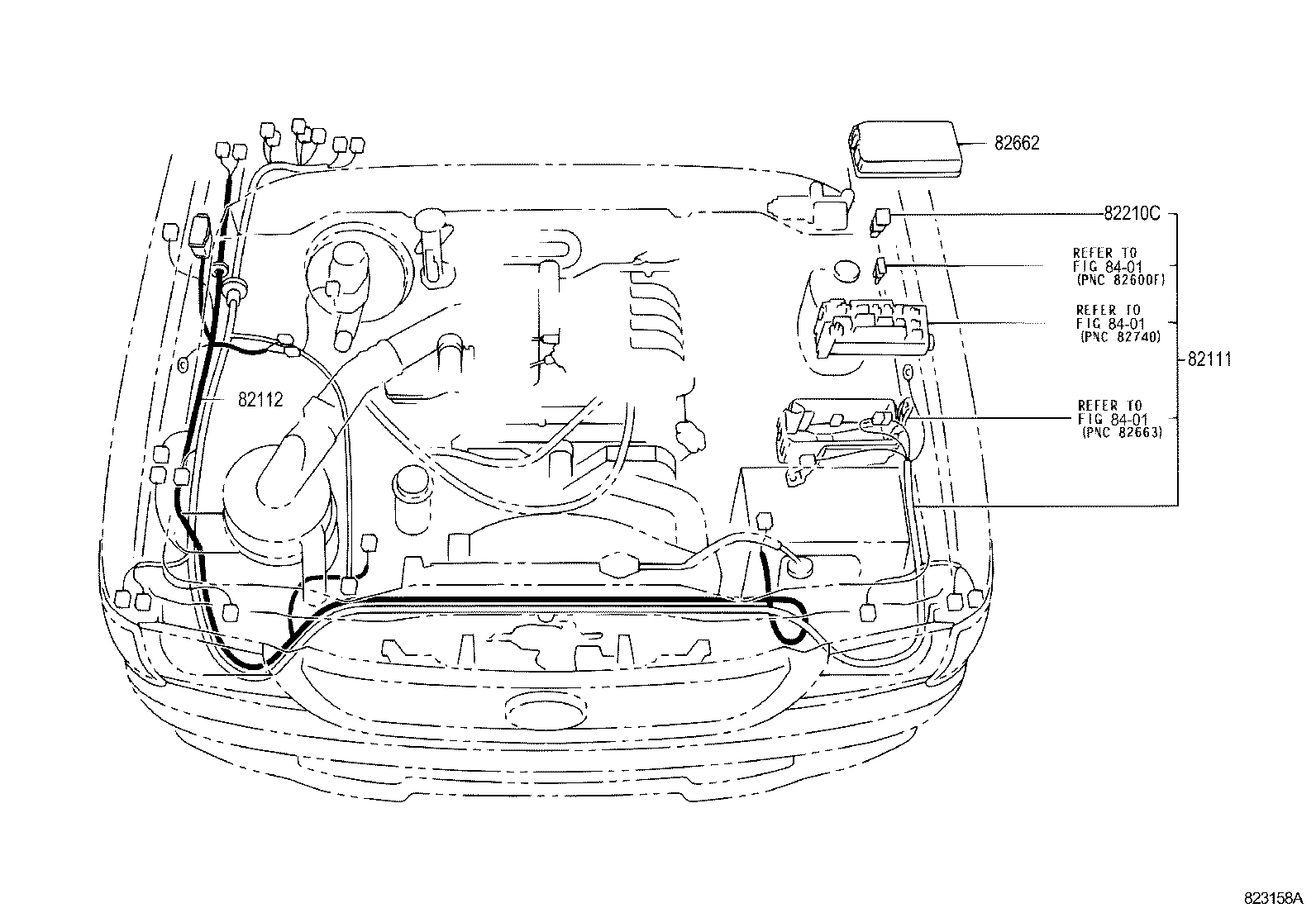 82122-35561 WIRE, ENGINE, NO.2 product image