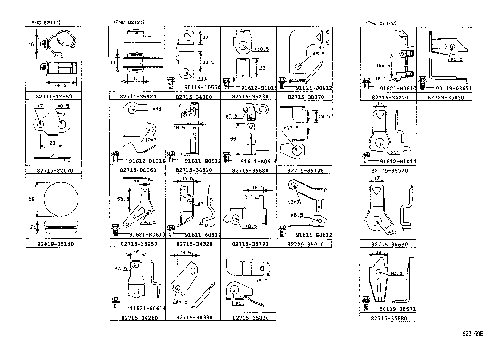 82122-35561 WIRE, ENGINE, NO.2 product image