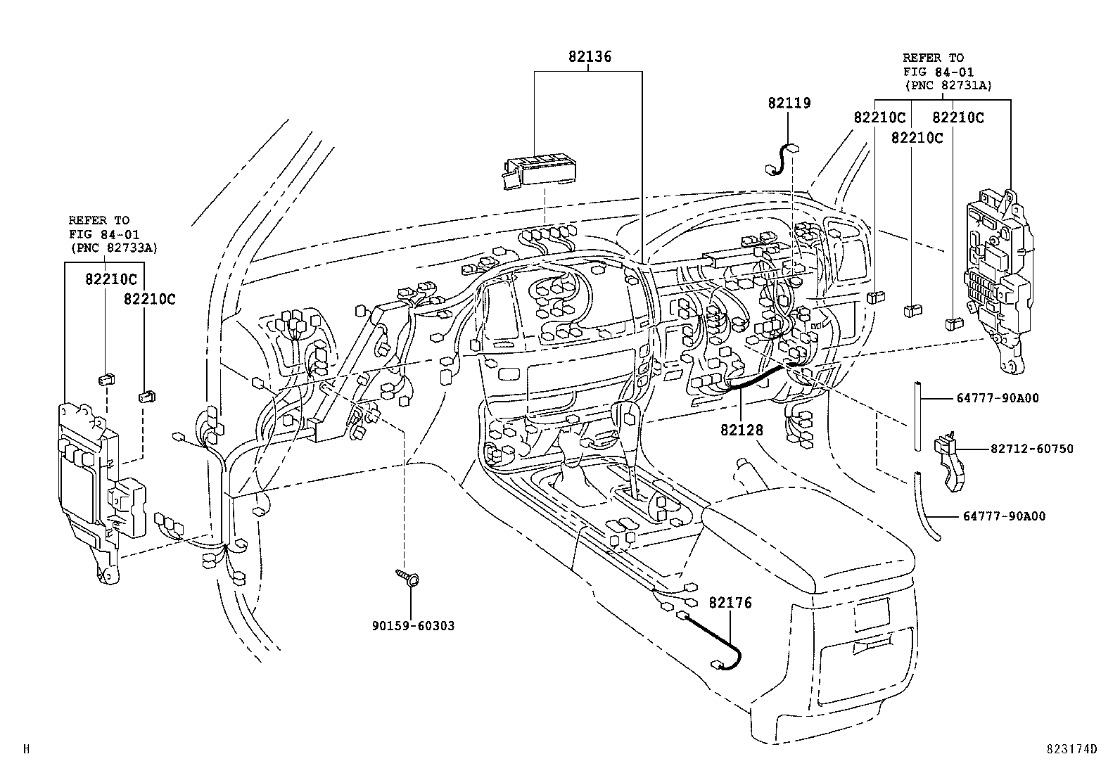 82122-60370 WIRE, ENGINE, NO.2 product image