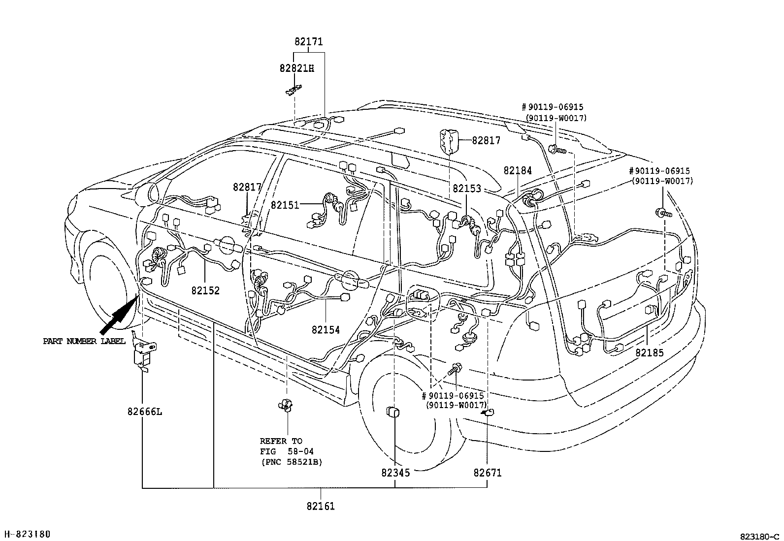 82117-02013 WIRE, INSTRUMENT PANEL product image