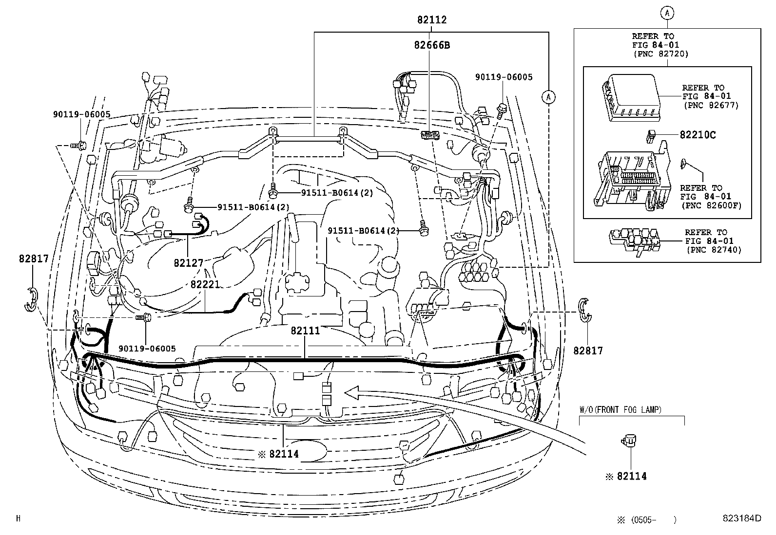 82081-0G010 WIRING ASSY, DOOR LOCK product image