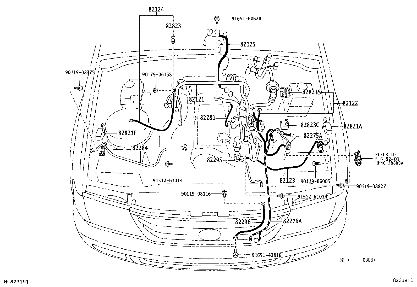 82122-60370 WIRE, ENGINE, NO.2 product image