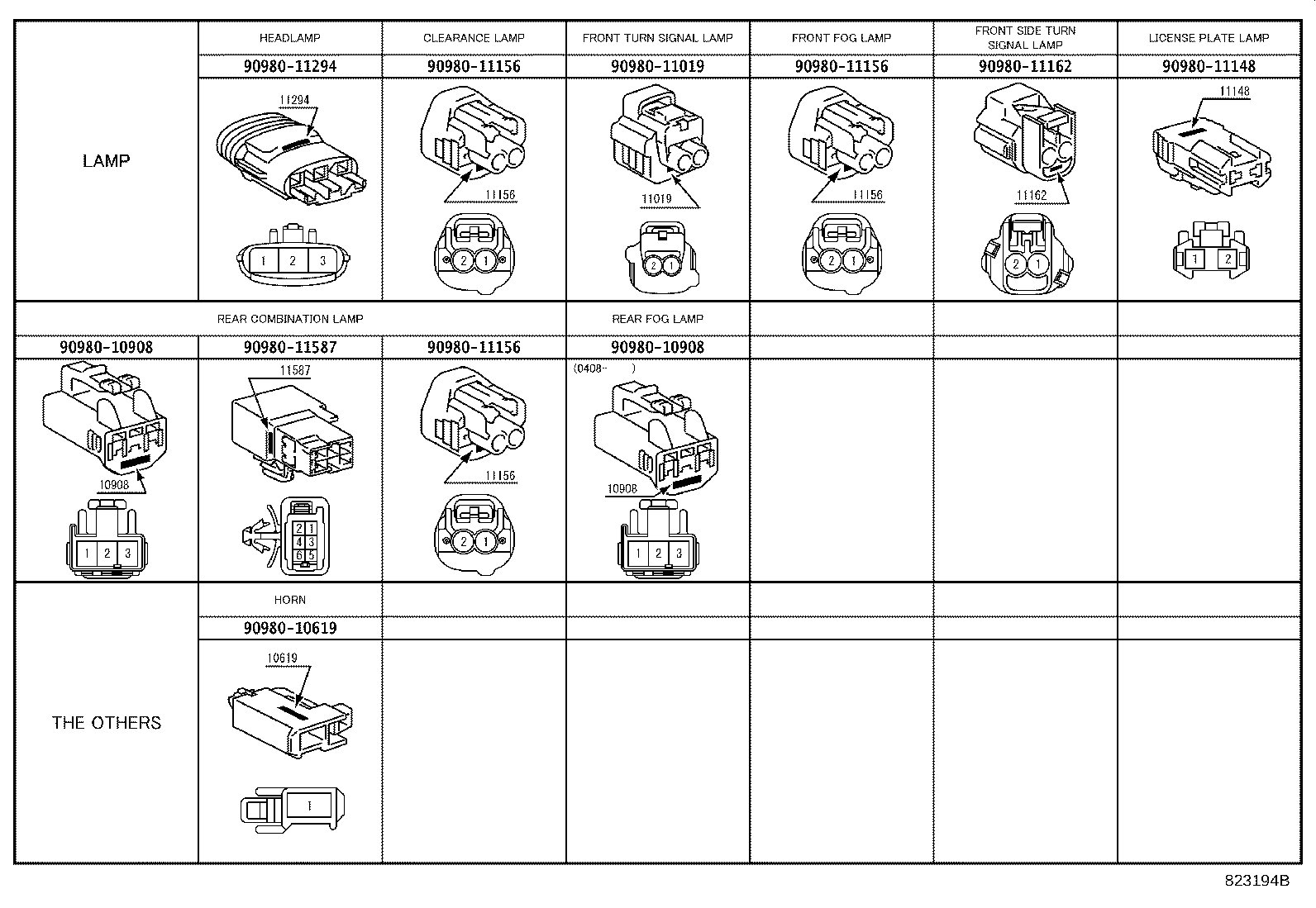 82136-60B30 WIRE, DASH product image