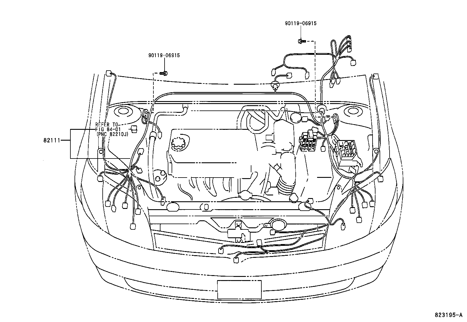 82817-0D050 PROTECTOR, WIRING HARNESS, NO.1 product image