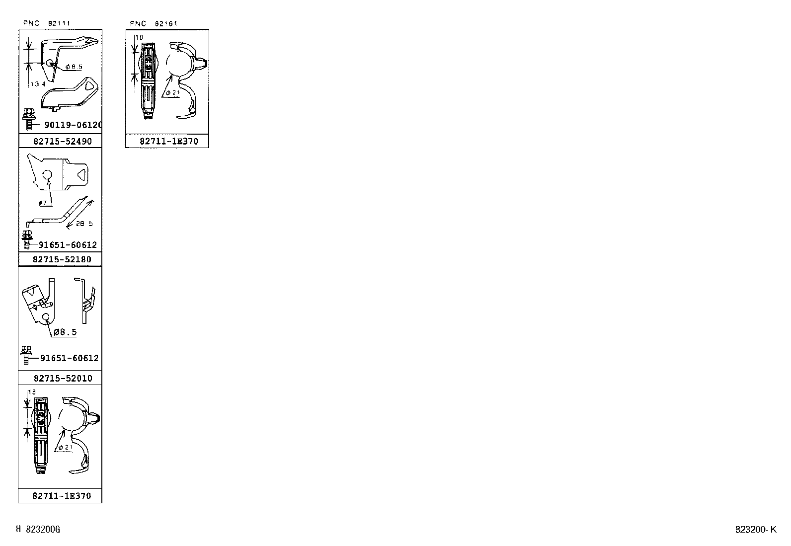 82817-0D050 PROTECTOR, WIRING HARNESS, NO.1 product image