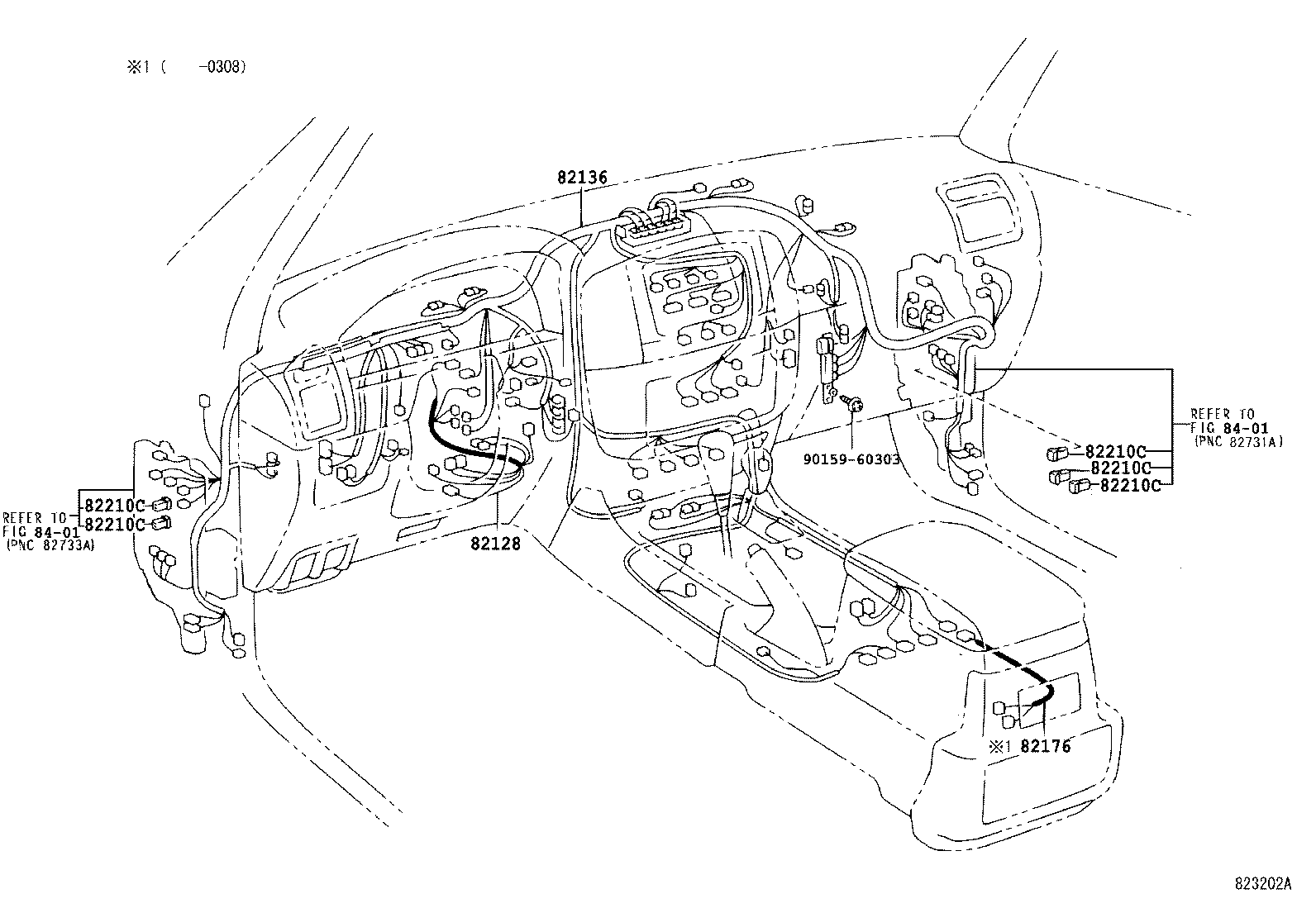 82025-60010 WIRING SUB-ASSY, FRONT SIDE product image