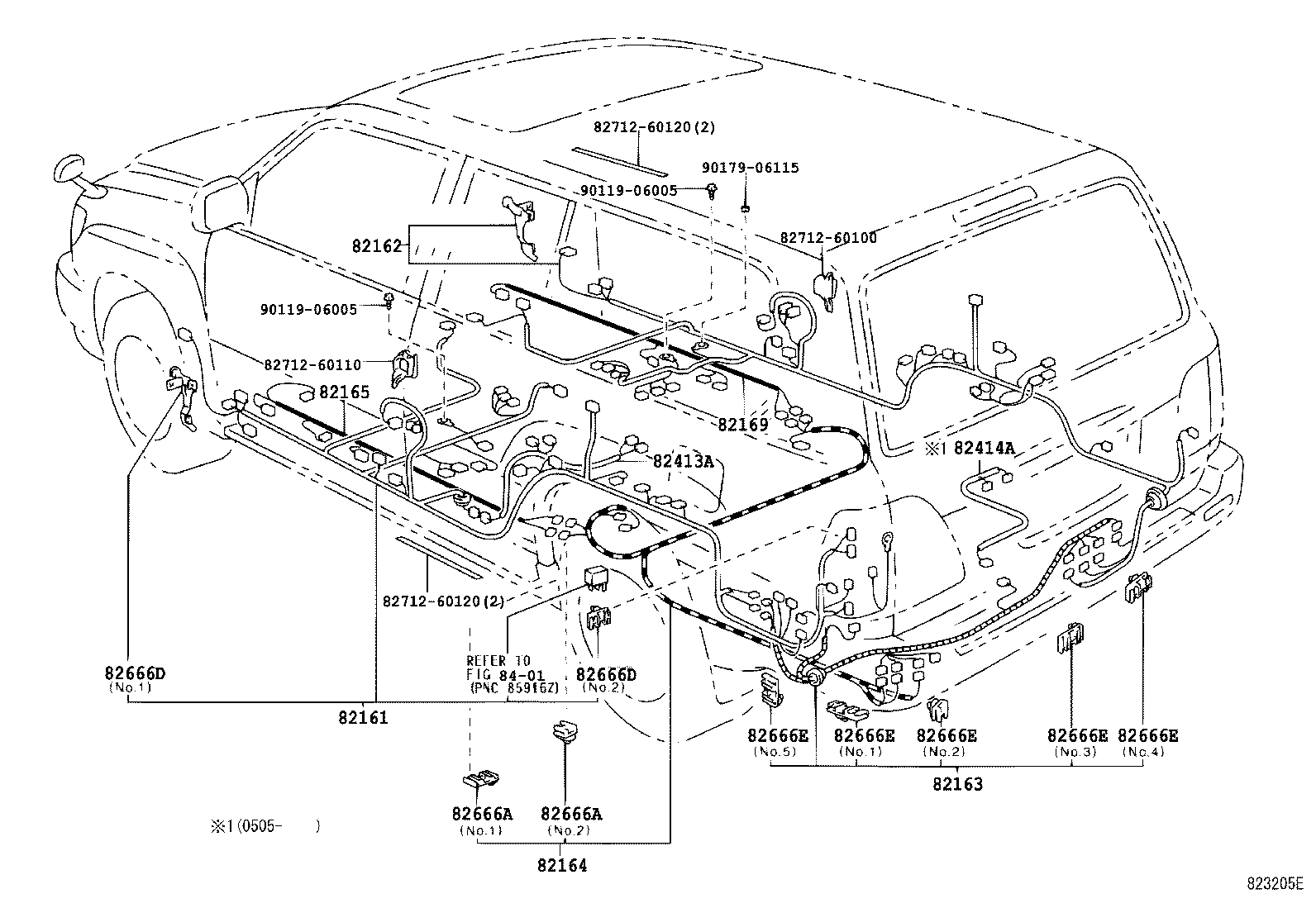 82136-60B30 WIRE, DASH product image