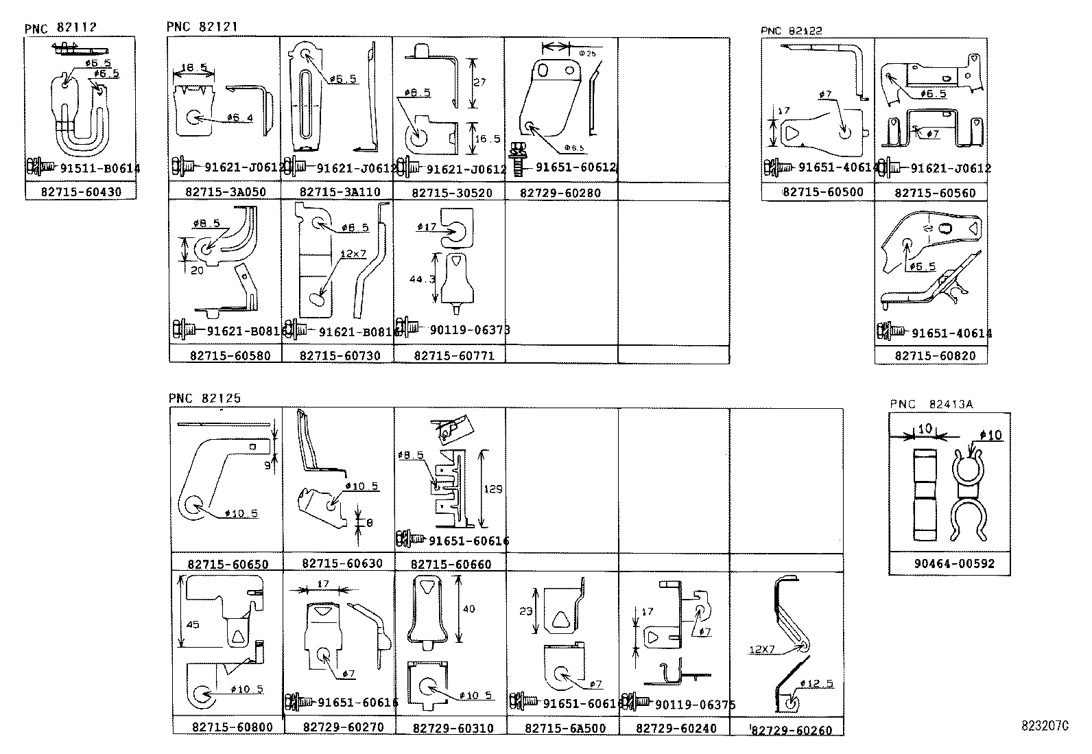 82136-60B30 WIRE, DASH product image
