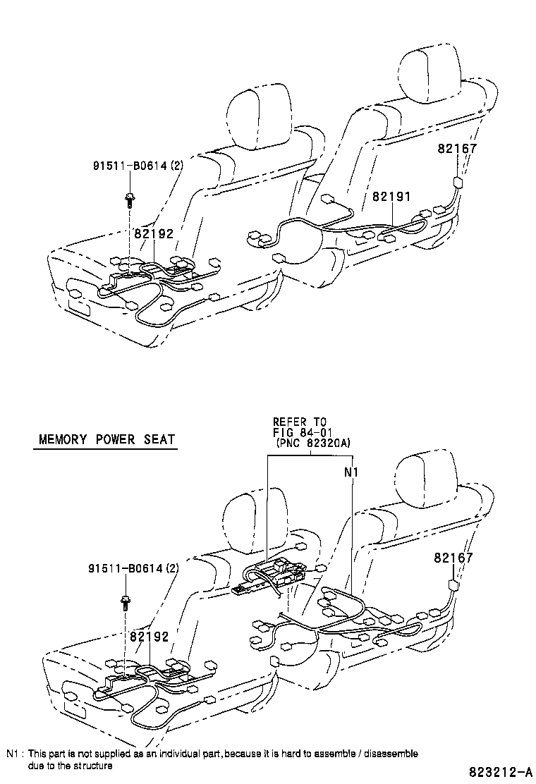 82122-60370 WIRE, ENGINE, NO.2 product image