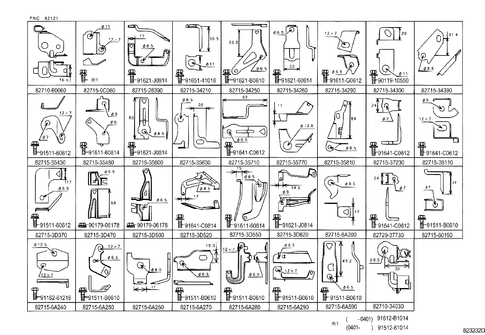 82142-60150 WIRE, INSTRUMENT PANEL, NO.2 product image