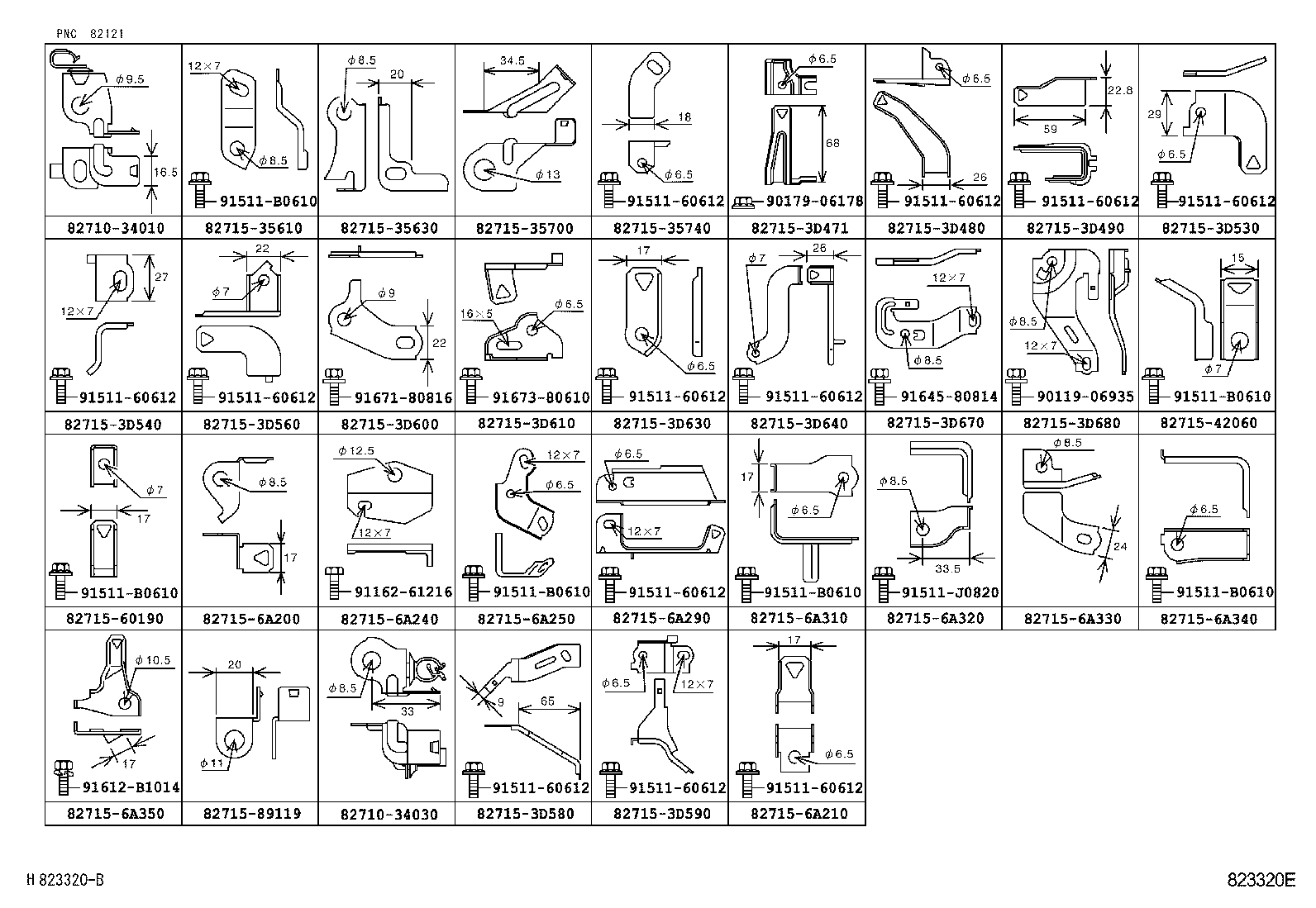 82151-35440 WIRE, FRONT DOOR, RH product image