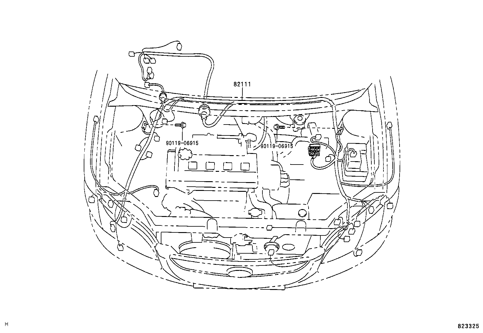 82817-0D050 PROTECTOR, WIRING HARNESS, NO.1 product image