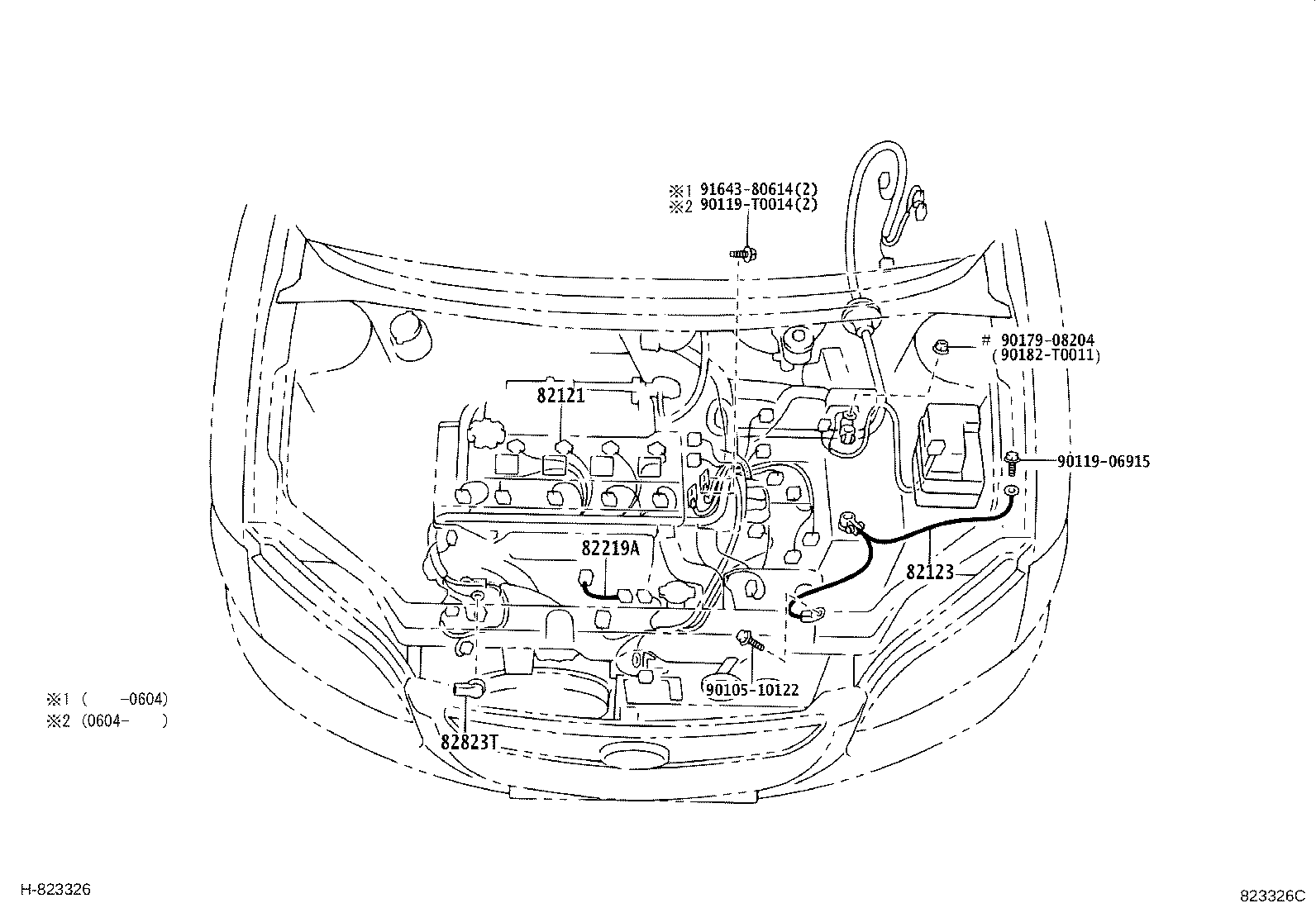 82817-0D050 PROTECTOR, WIRING HARNESS, NO.1 product image
