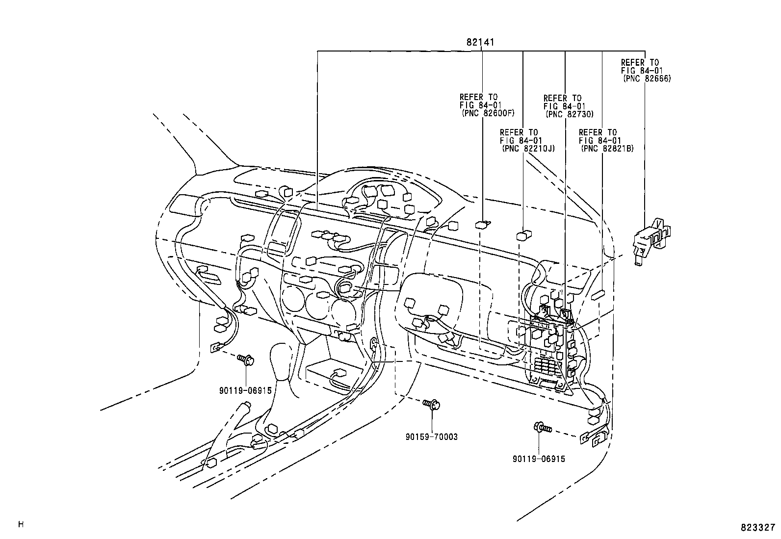 82817-0D050 PROTECTOR, WIRING HARNESS, NO.1 product image