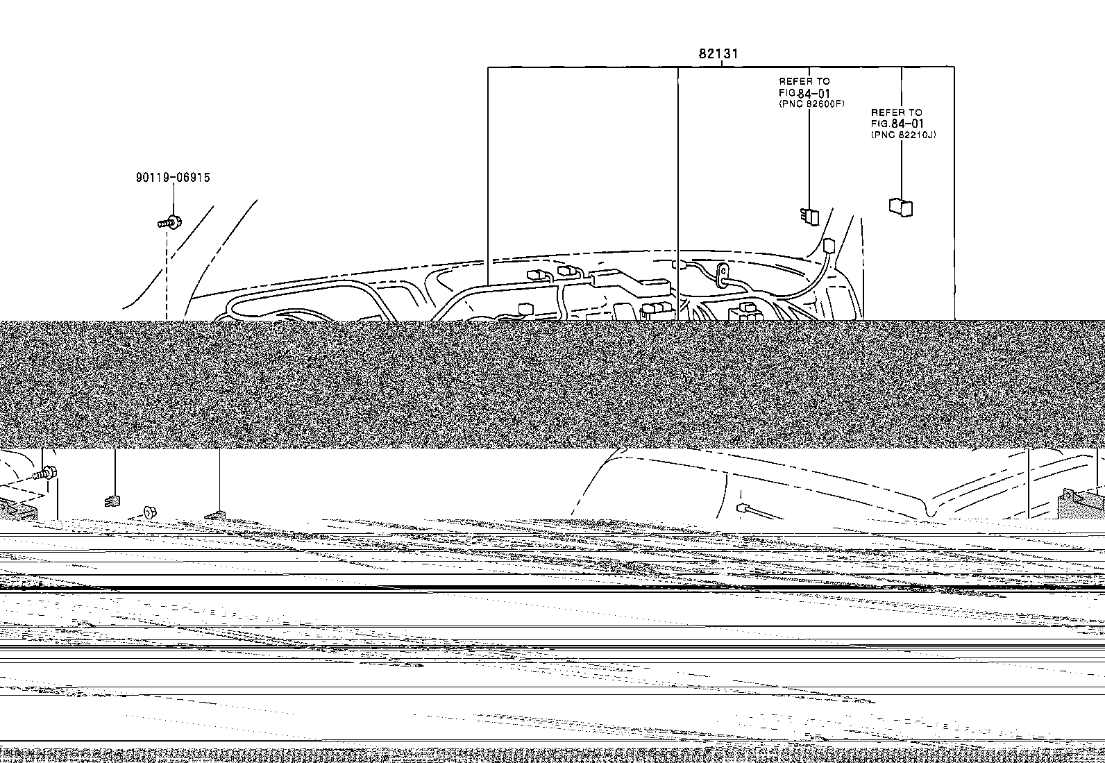 82121-37B41 WIRE, ENGINE, NO.2 product image