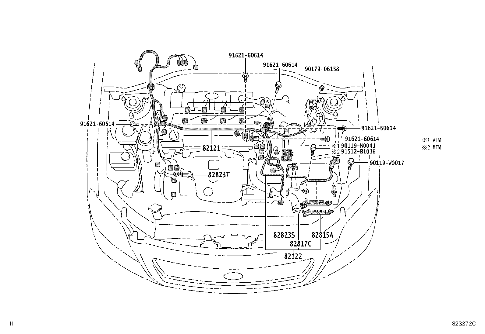82817-05310 PROTECTOR, WIRING HARNESS, NO.12 product image