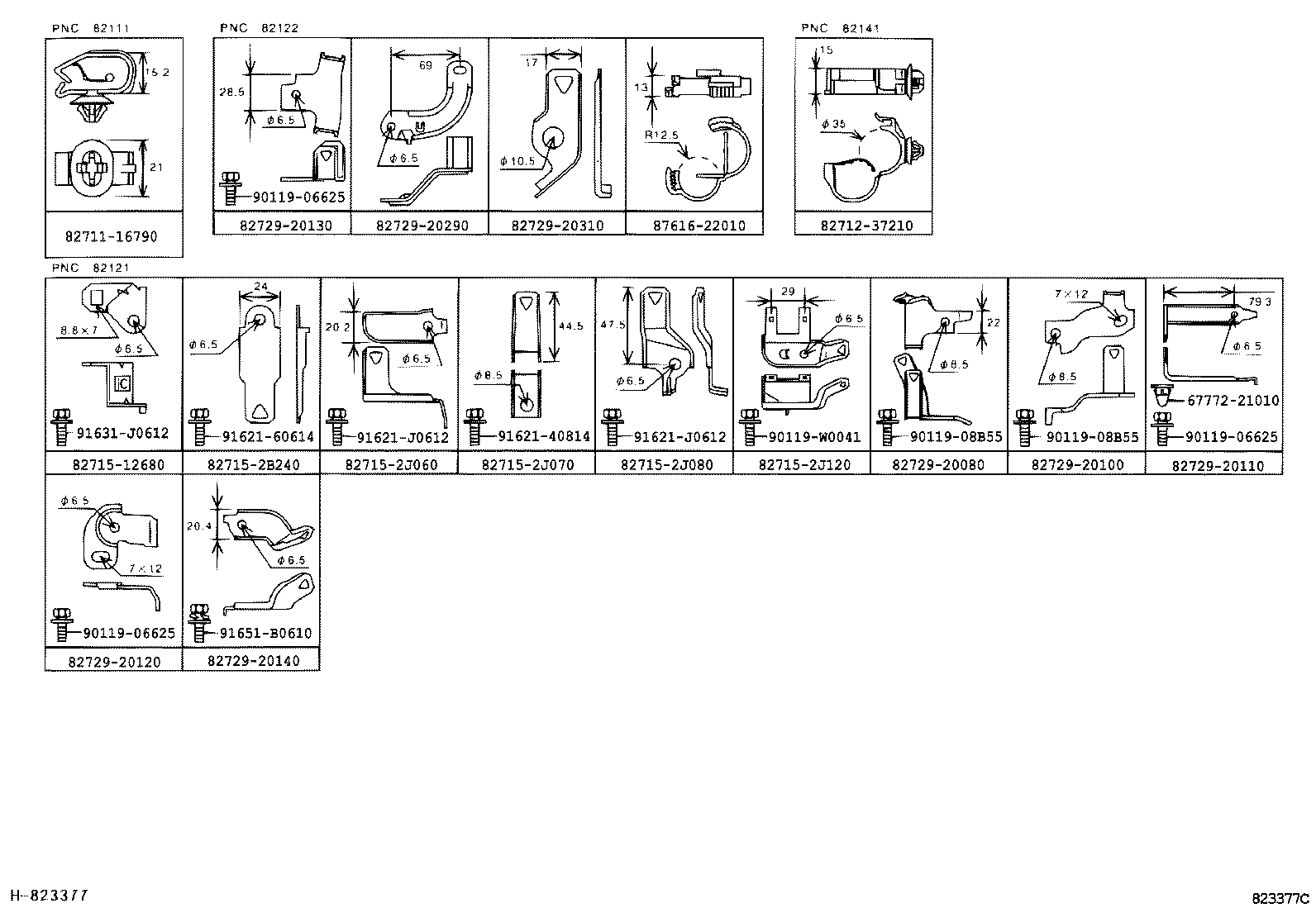 82121-05780 WIRE, ENGINE product image