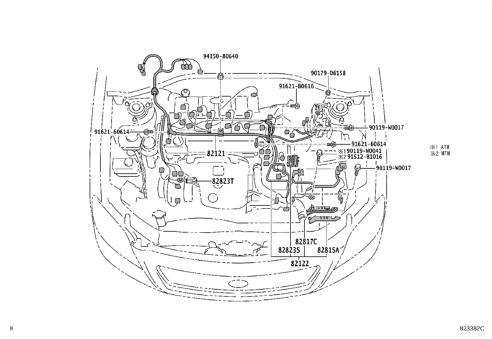 82817-05310 PROTECTOR, WIRING HARNESS, NO.12 product image