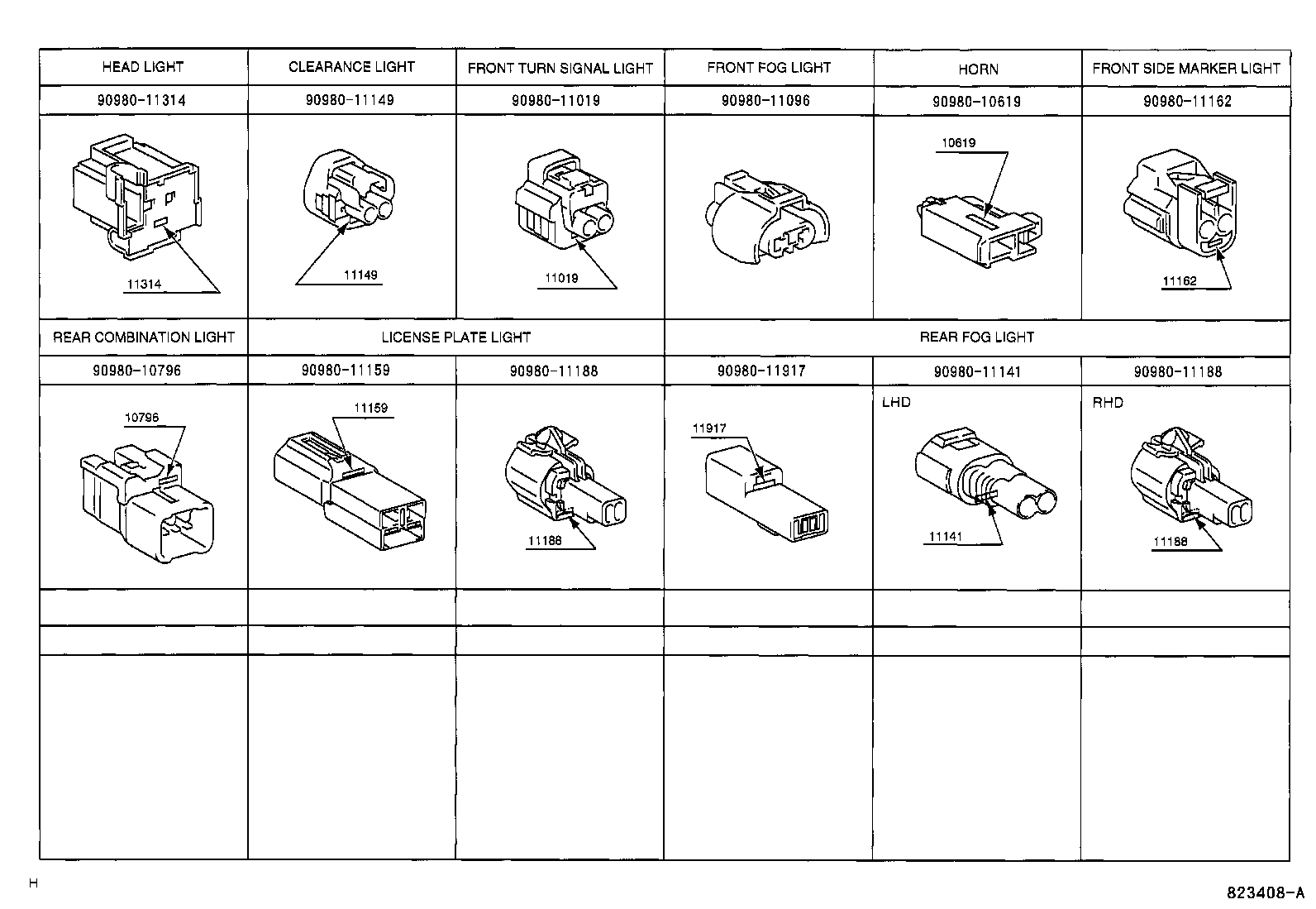 82142-42010 WIRE, INSTRUMENT PANEL, NO.2 product image