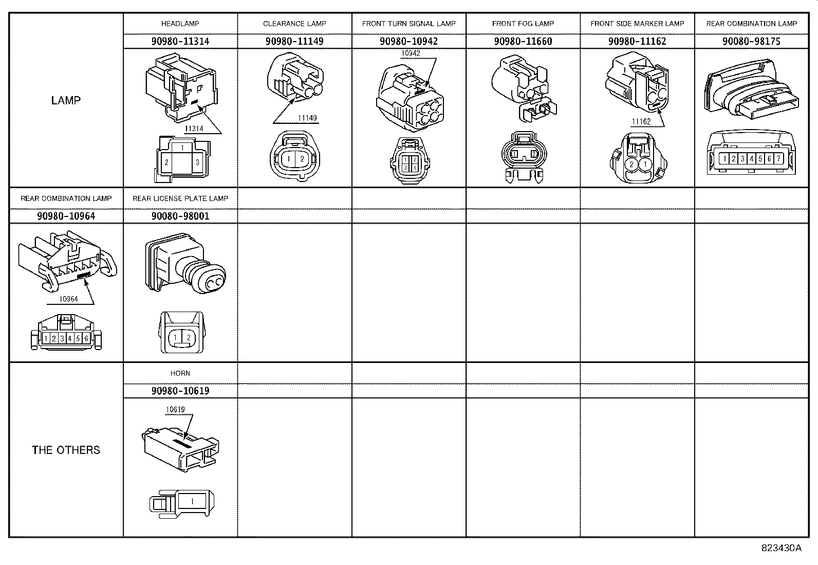 82121-05780 WIRE, ENGINE product image