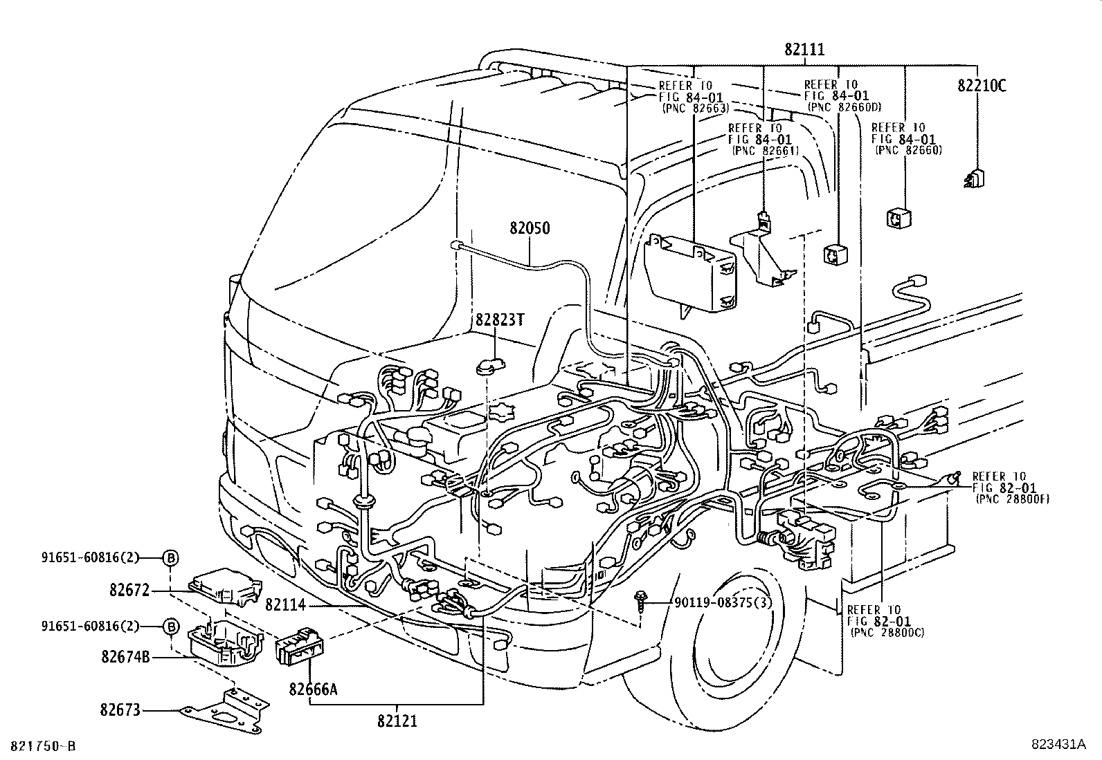 82050-37010 WIRE ASSY, ENGINE product image
