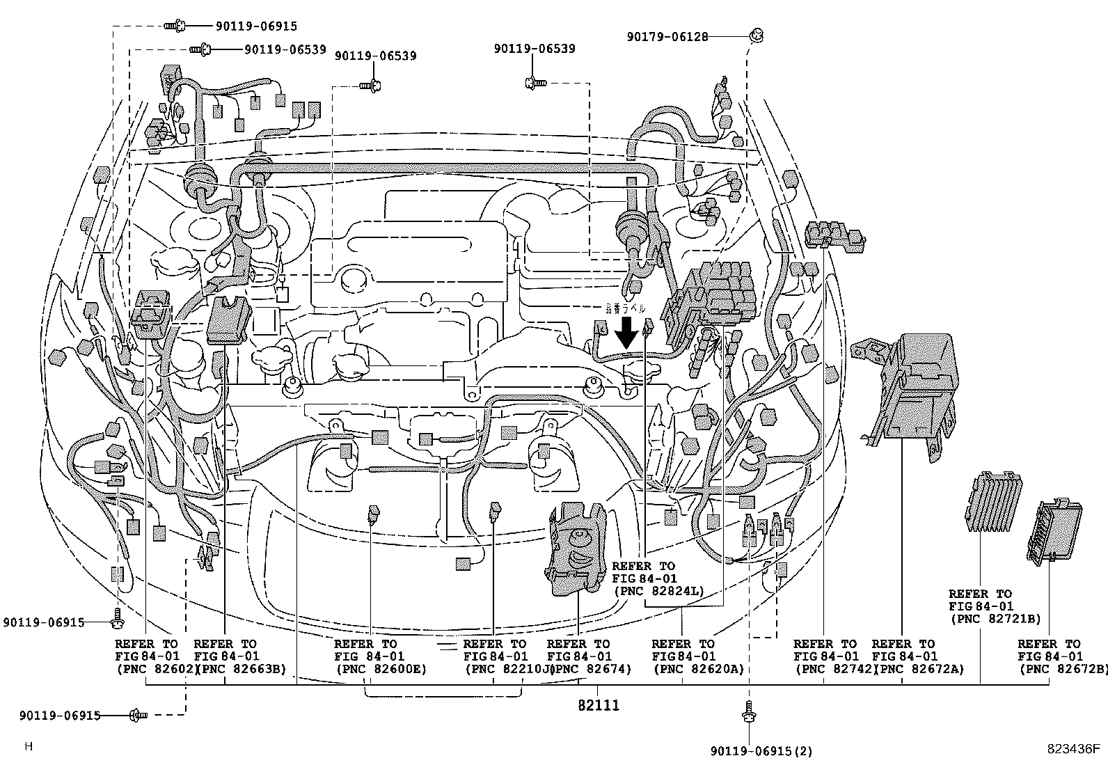 82817-48370 PROTECTOR, WIRING HARNESS, NO.1 product image