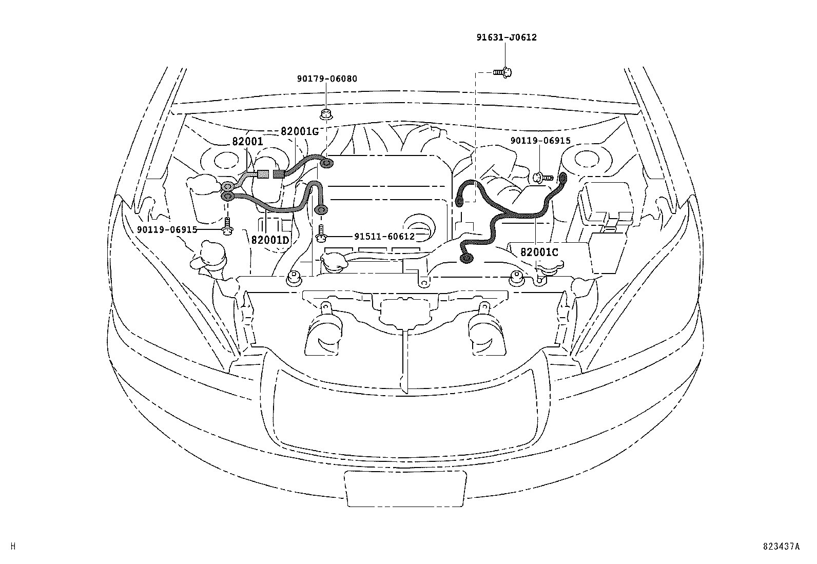 82817-48370 PROTECTOR, WIRING HARNESS, NO.1 product image