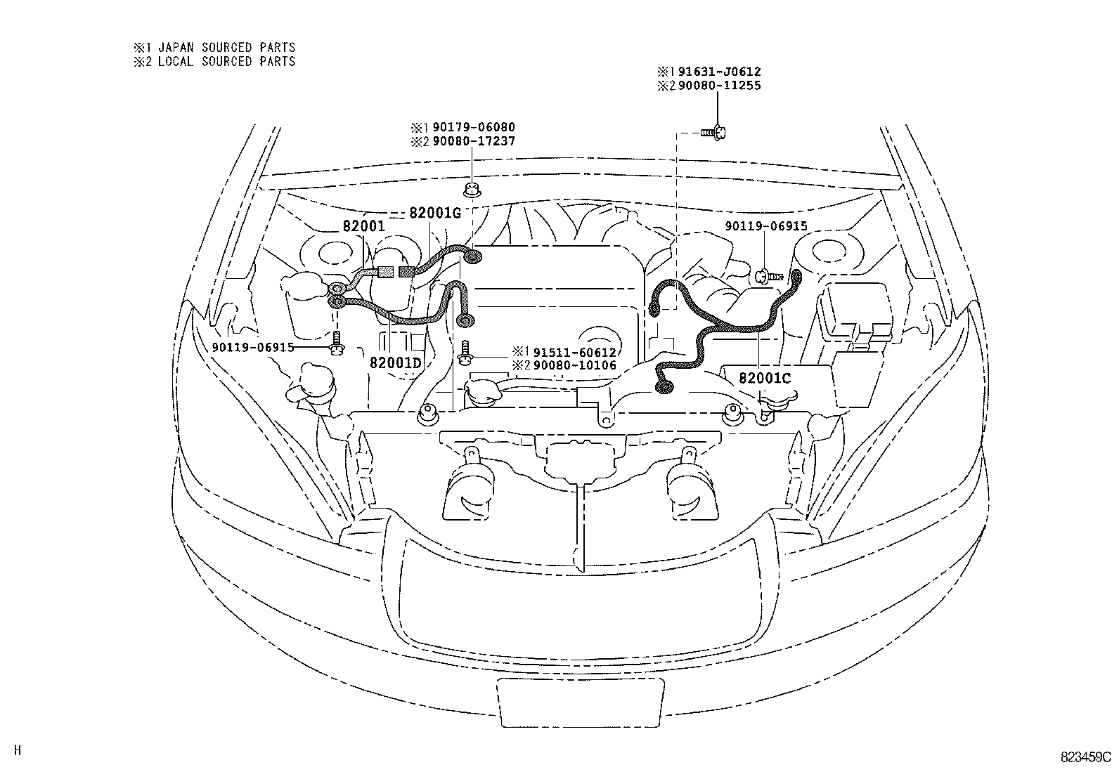 82817-48270 PROTECTOR, WIRING HARNESS, NO.1 product image