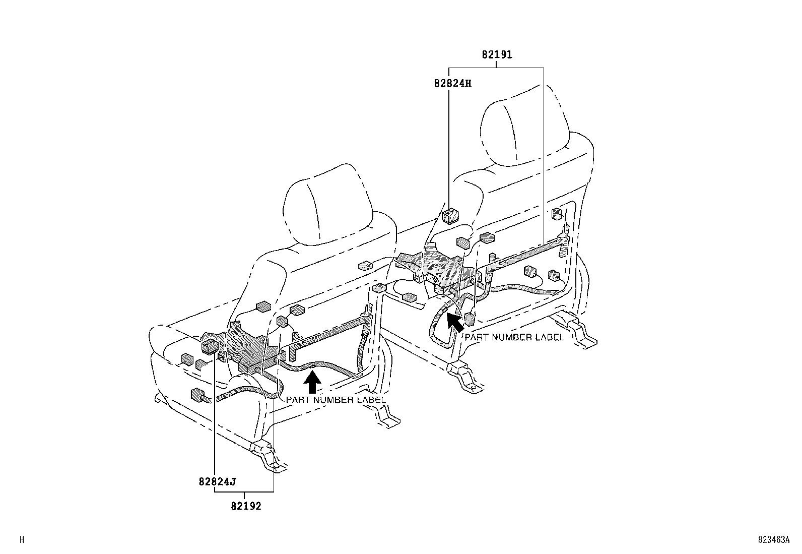 82817-48270 PROTECTOR, WIRING HARNESS, NO.1 product image