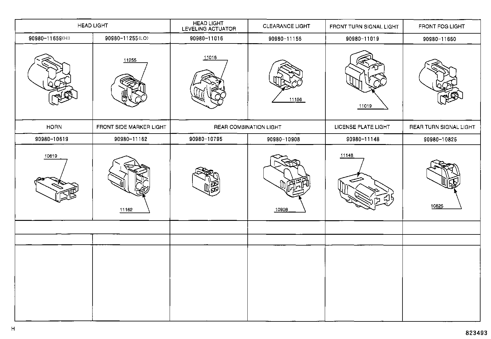 82114-28010 WIRE, ENGINE ROOM, NO.4 product image