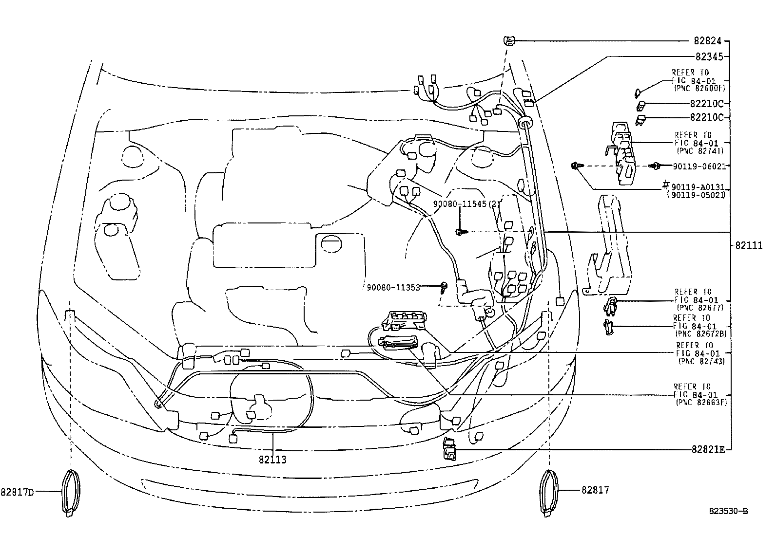 82817-07420 PROTECTOR, WIRING HARNESS, NO.1 product image