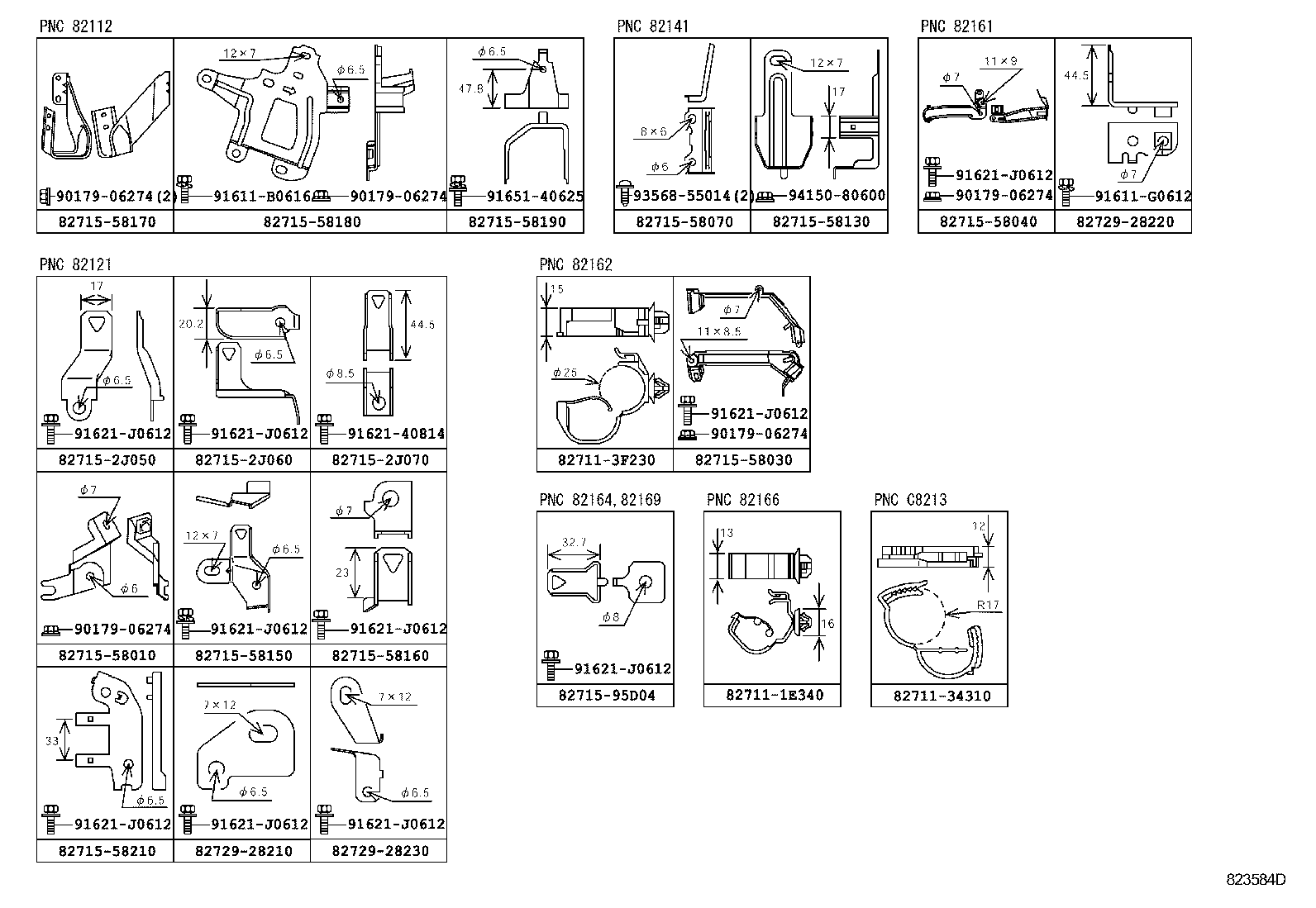82284-58010 WIRE, EARTH product image