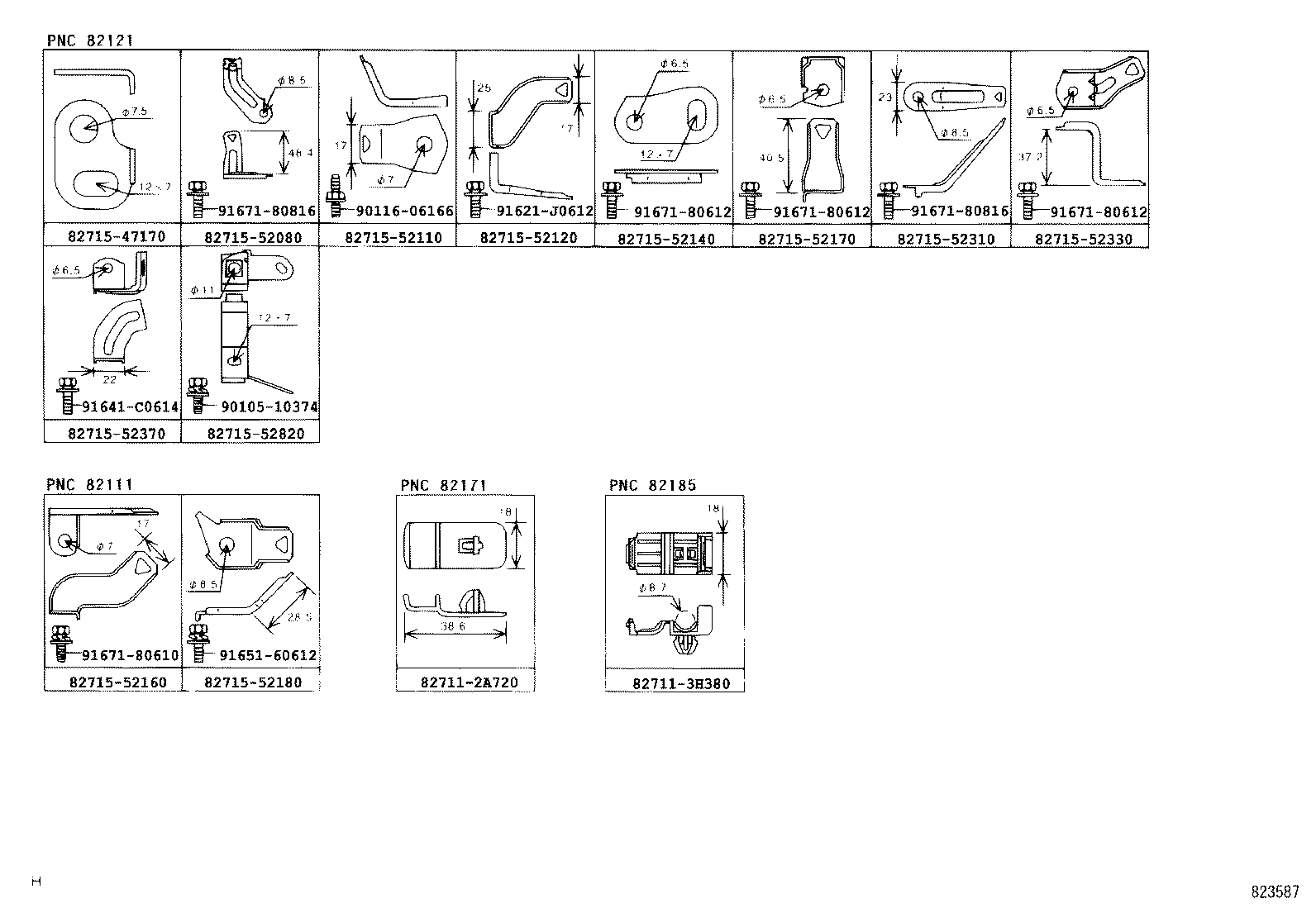 Thumbnail 4 for 82161-52B30