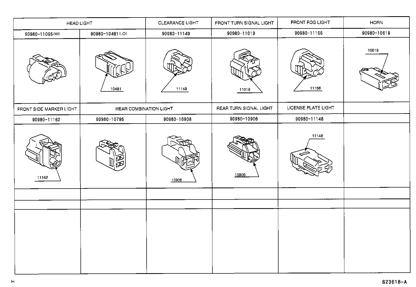 82142-33110 WIRE, INSTRUMENT PANEL, NO.2 product image