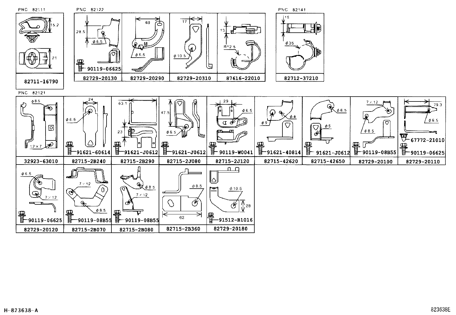 82122-05070 WIRE, ENGINE, NO.2 product image