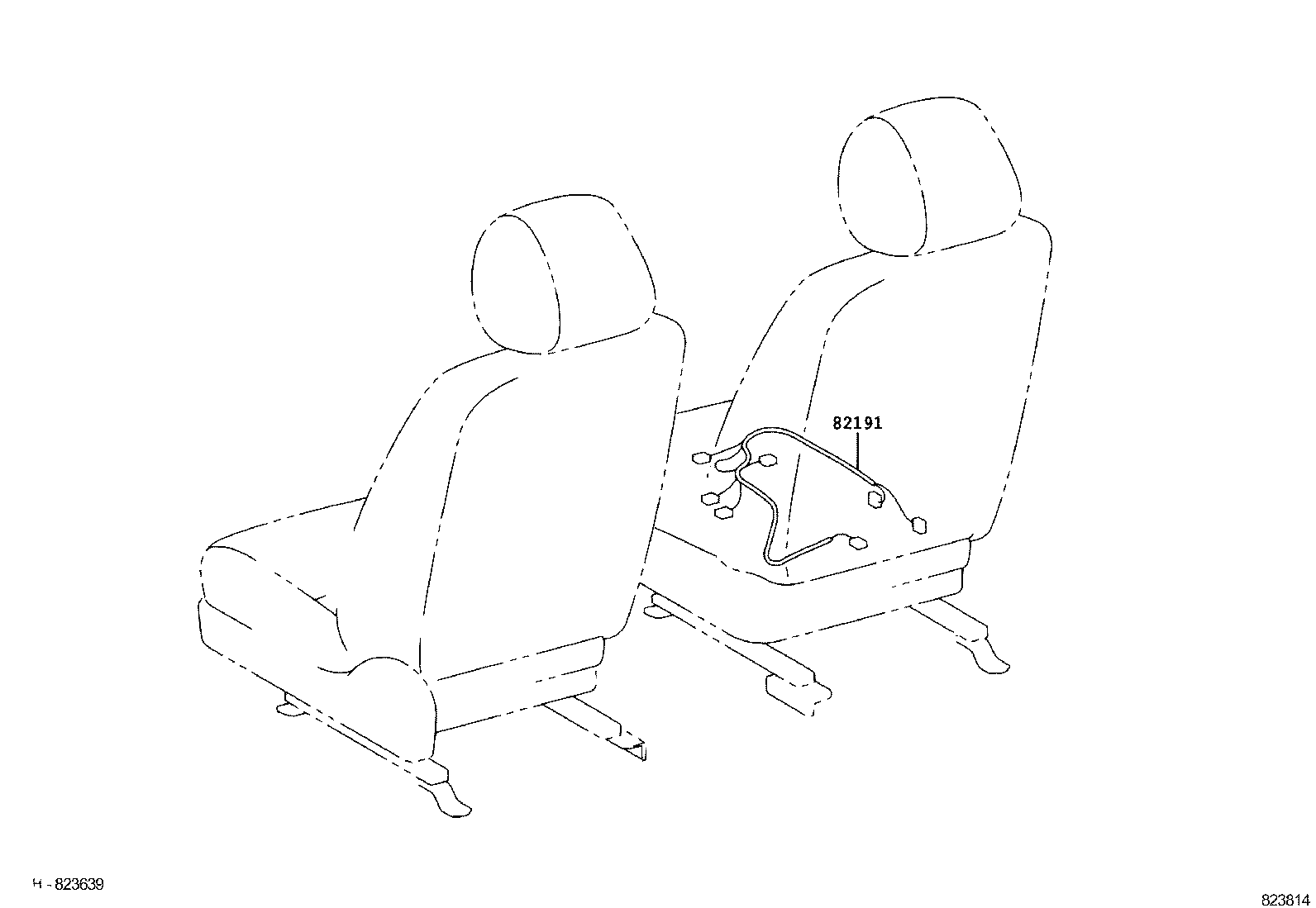 82121-12F60 WIRE, ENGINE product image