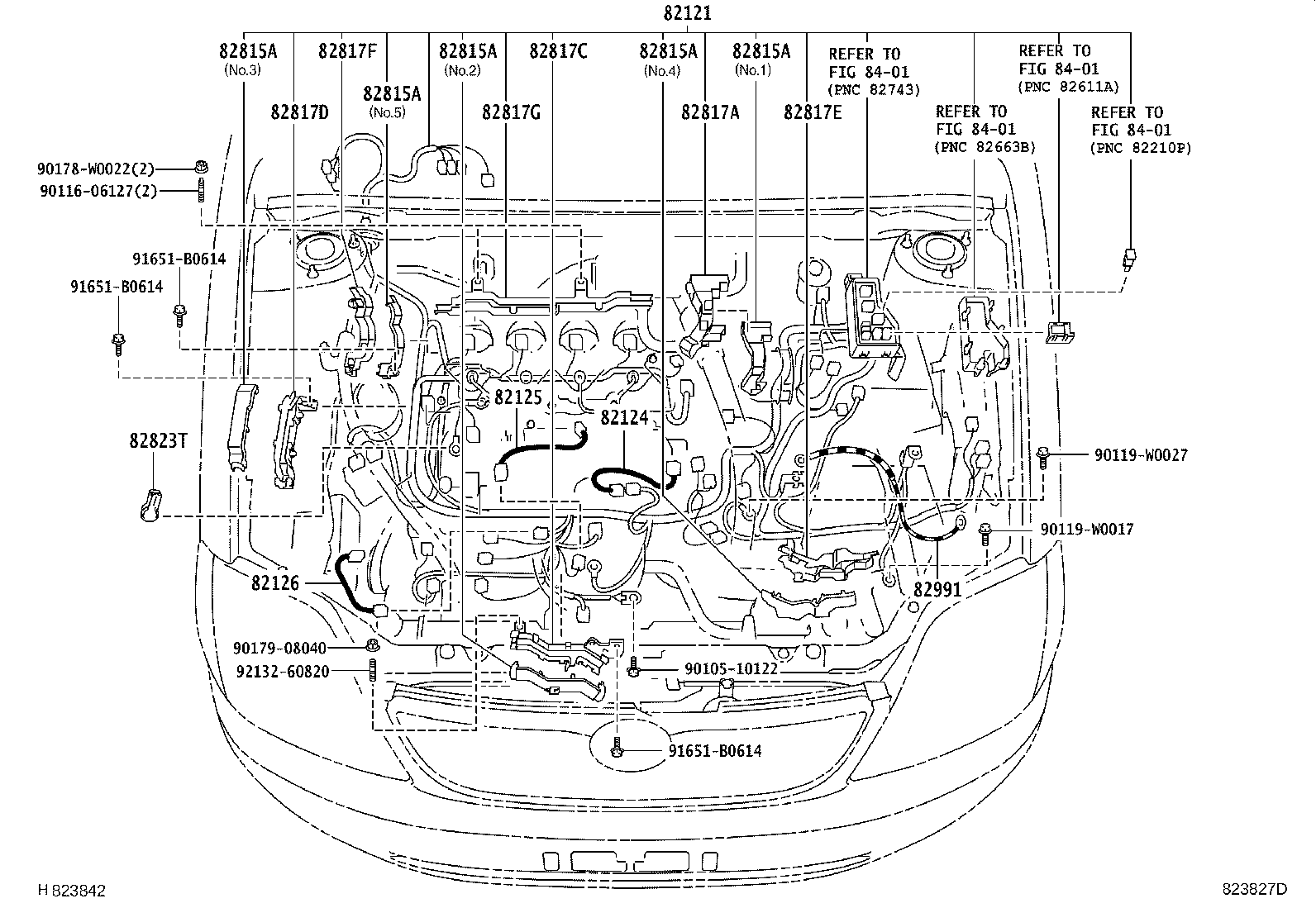 82117-02013 WIRE, INSTRUMENT PANEL product image