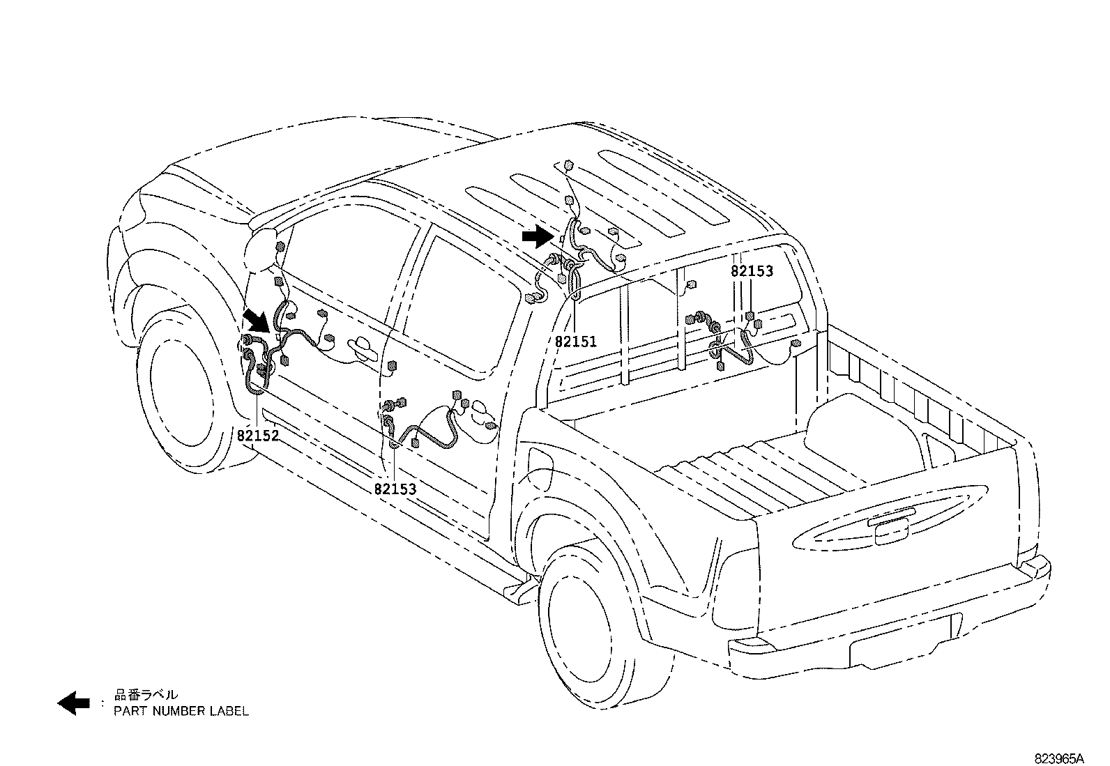 82121-0KB00 WIRE, ENGINE product image